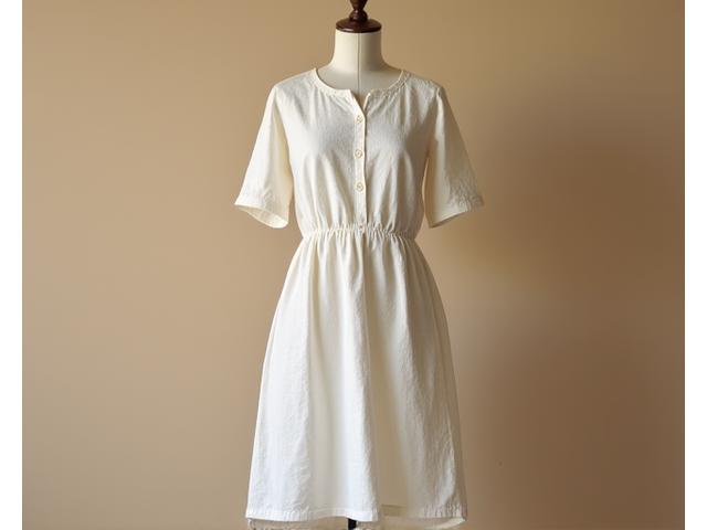 Vestido de Lino Hecho a Mano