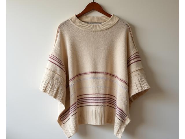 Poncho de Algodón Artesanal